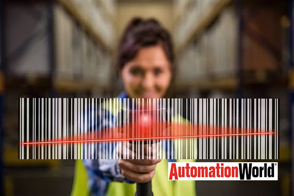 woman scanning barcode