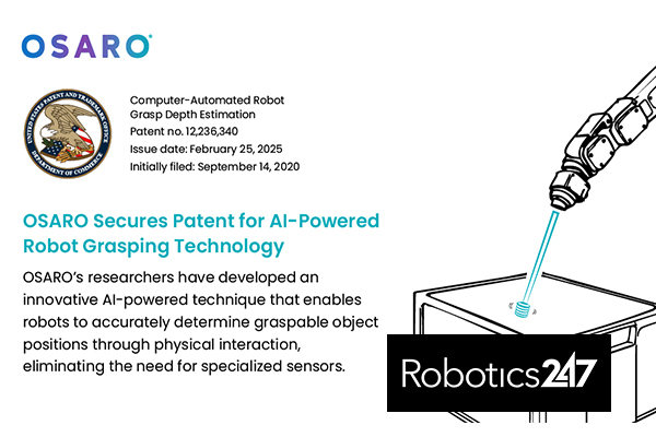 OSARO Grasping Patent